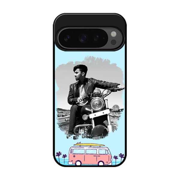 Google Pixel 9 Pro 5G Custom Glass Phone Case - Travel and Adventure Design