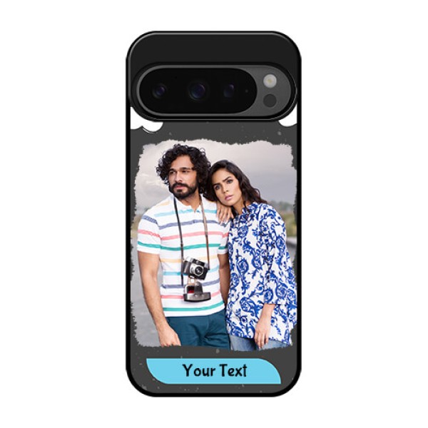 Google Pixel 9 Pro 5G Custom Glass Phone Case - Splashes With Love Doodles Design