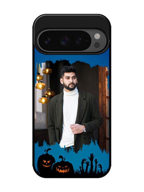 Custom Google Pixel 9 Pro 5G Custom Glass Phone Case - With Pro Halloween Design