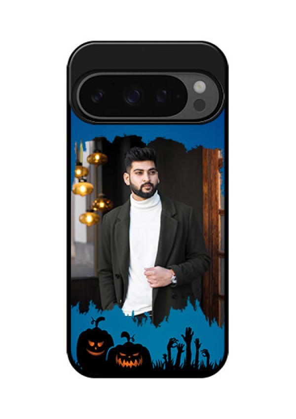 Google Pixel 9 Pro 5G Custom Glass Phone Case - With Pro Halloween Design