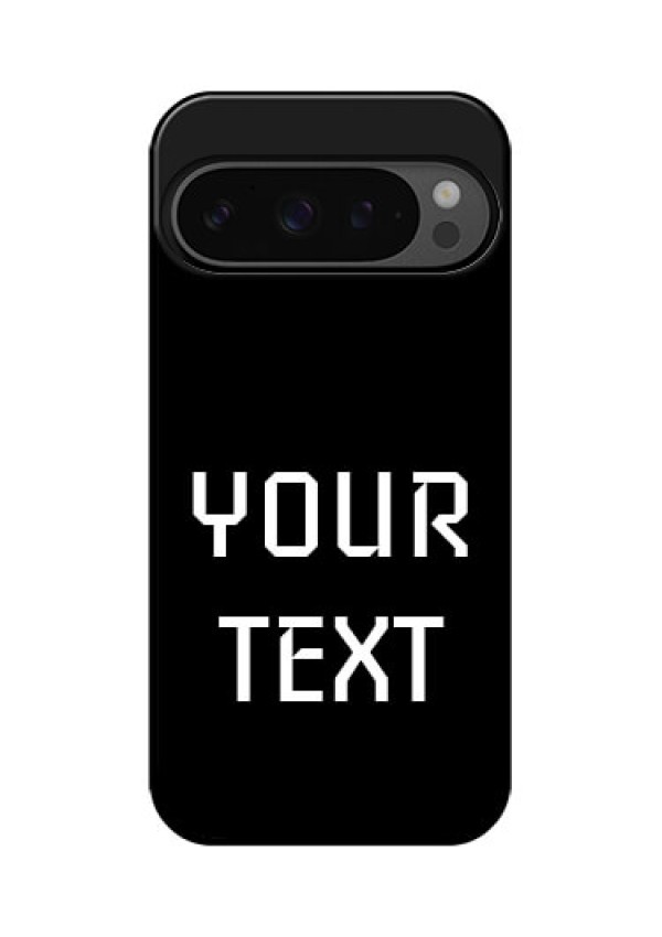 Google Pixel 9 Pro 5G Custom Glass Phone Case - Your Name Design