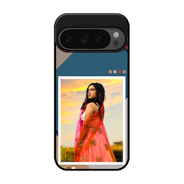 Google Pixel 9 Pro 5G Custom Glass Phone Case - Retro Color Pallet Design