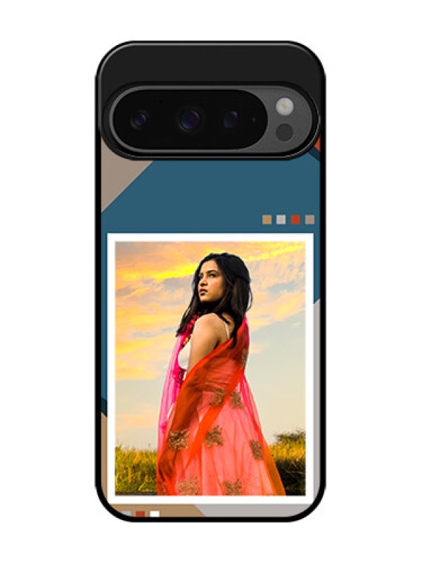 Custom Google Pixel 9 Pro 5G Custom Glass Phone Case - Retro Color Pallet Design