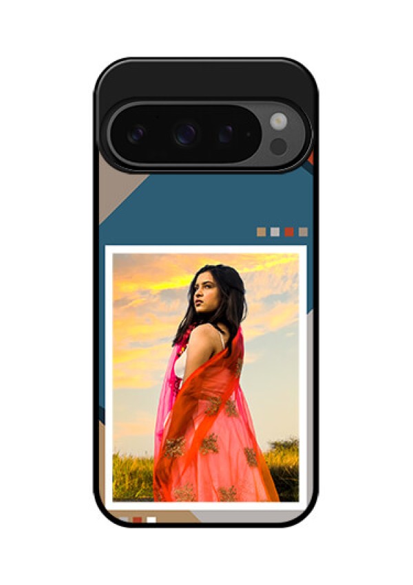 Google Pixel 9 Pro 5G Custom Glass Phone Case - Retro Color Pallet Design