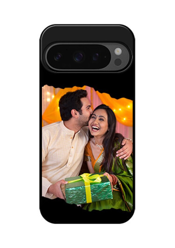 Google Pixel 9 Pro 5G Custom Glass Phone Case - Tear - Off Design