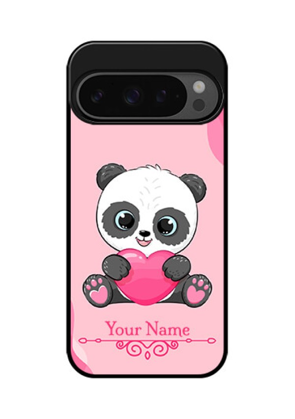 Google Pixel 9 Pro 5G Custom Glass Phone Case - Cute Panda Design