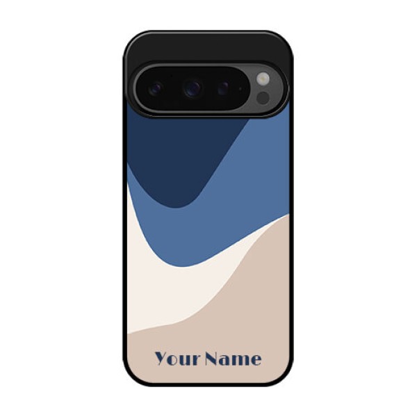 Google Pixel 9 Pro 5G Custom Glass Phone Case - Abstract Drip Art Design