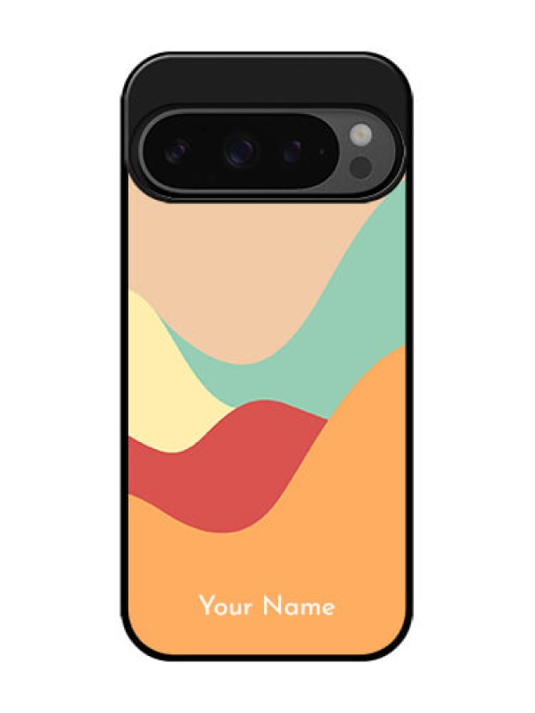 Custom Google Pixel 9 Pro 5G Custom Glass Phone Case - Ocean Waves Multi - Colour Design