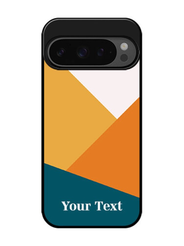 Custom Google Pixel 9 Pro 5G Custom Glass Phone Case - Stacked Multi - Colour Design
