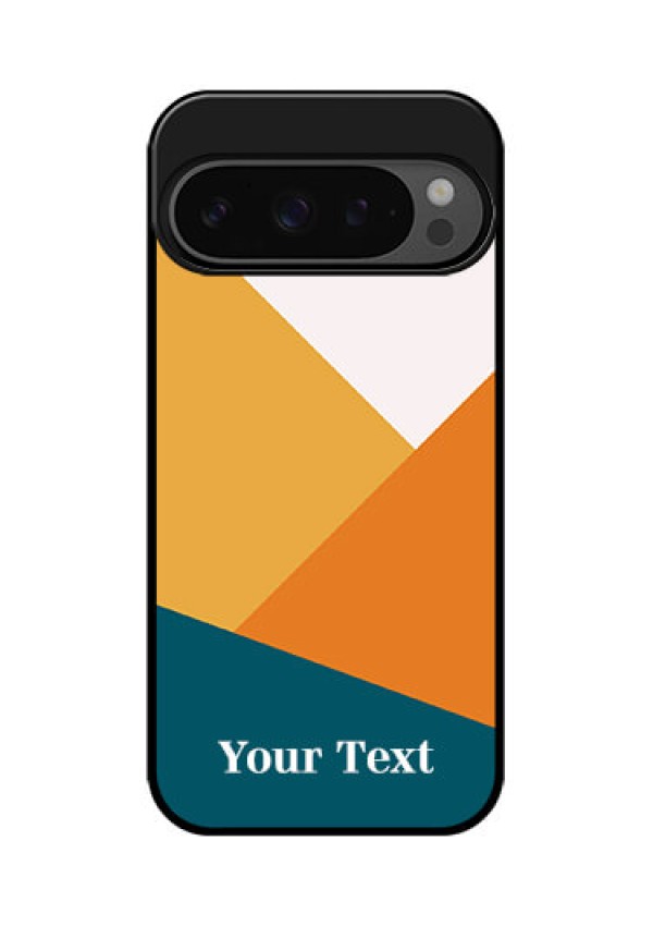 Google Pixel 9 Pro 5G Custom Glass Phone Case - Stacked Multi - Colour Design