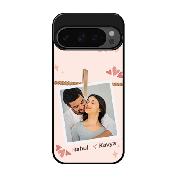 Google Pixel 9 Pro 5G Custom Glass Phone Case - Forever And Ever Love Design