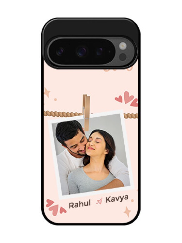 Custom Google Pixel 9 Pro 5G Custom Glass Phone Case - Forever And Ever Love Design