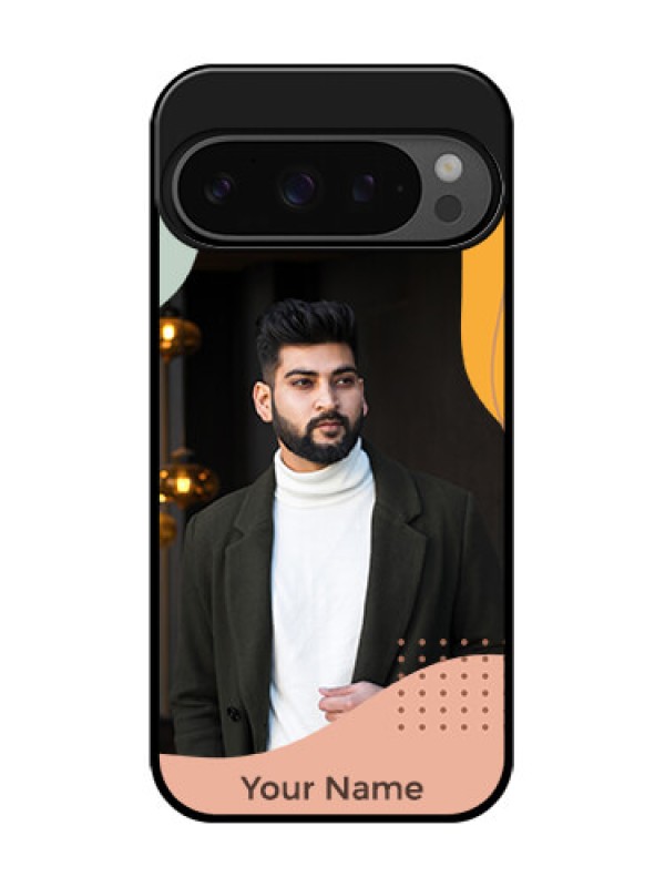 Custom Google Pixel 9 Pro 5G Custom Glass Phone Case - Tri - Coloured Overlay Design