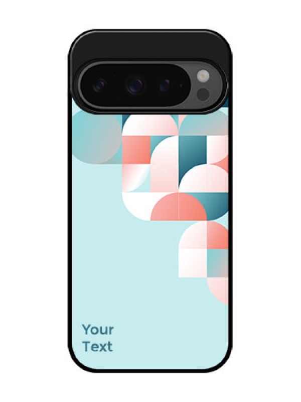 Custom Google Pixel 9 Pro 5G Custom Glass Phone Case - Stylish Semi - Circle Pattern Design