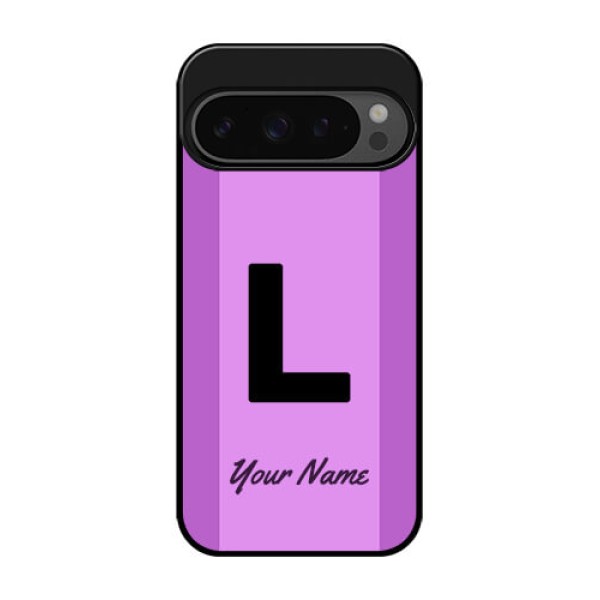 Google Pixel 9 Pro 5G Custom Glass Phone Case - Tricolor Custom Text Design