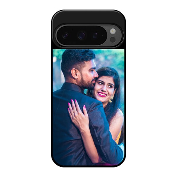 Google Pixel 9 Pro 5G Custom Glass Phone Case - Upload Full Picture With Custom Color Design