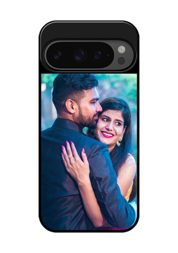 Google Pixel 9 Pro 5G Custom Glass Phone Case - Upload Full Picture With Custom Color Design