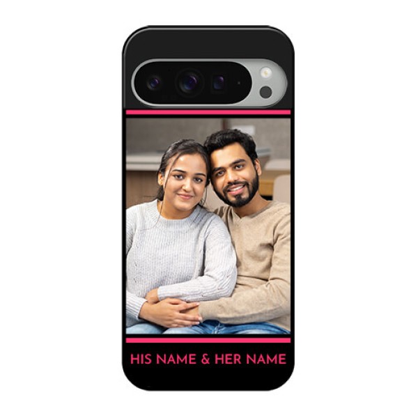 Google Pixel 9 Pro Xl Custom Glass Phone Case - With Add Text Design