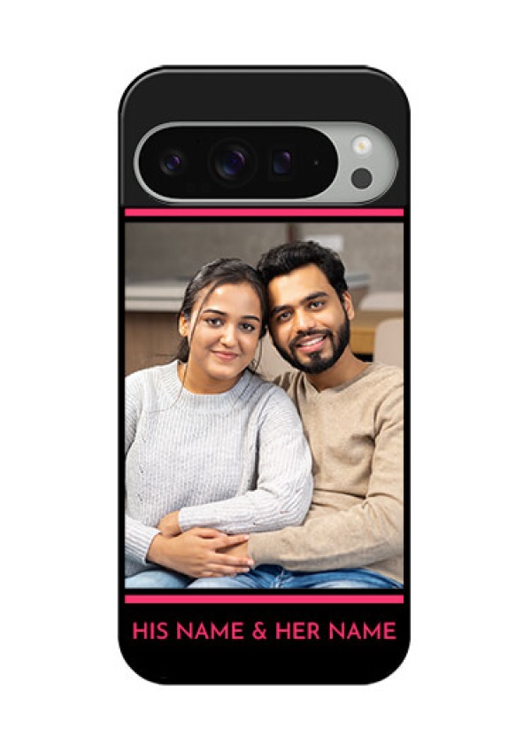 Google Pixel 9 Pro Xl Custom Glass Phone Case - With Add Text Design