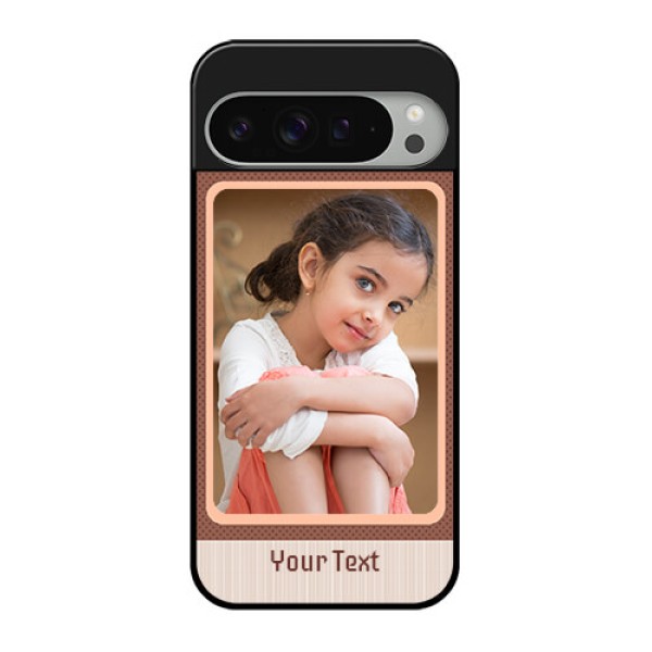 Google Pixel 9 Pro Xl Custom Glass Phone Case - Simple Pic Upload Design
