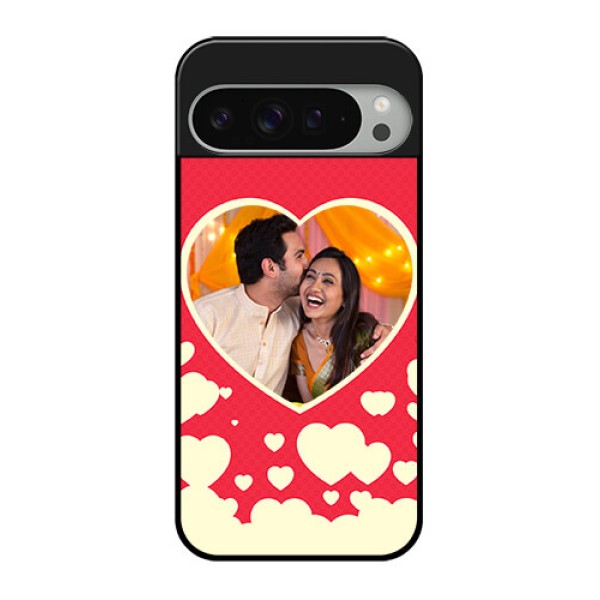 Google Pixel 9 Pro Xl Custom Glass Phone Case - Love Symbols Phone Cover Design