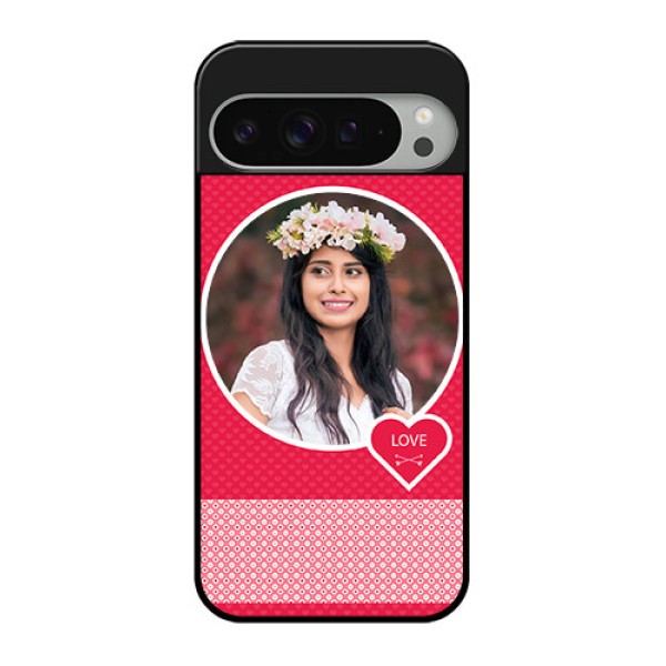 Google Pixel 9 Pro Xl Custom Glass Phone Case - Pink Color Pattern Design