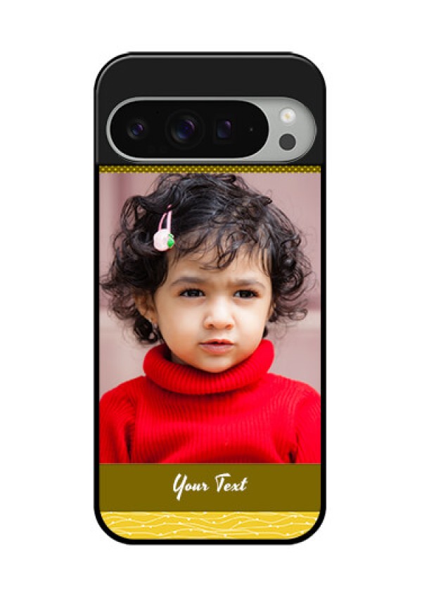 Google Pixel 9 Pro Xl Custom Glass Phone Case - Simple Green Color Design