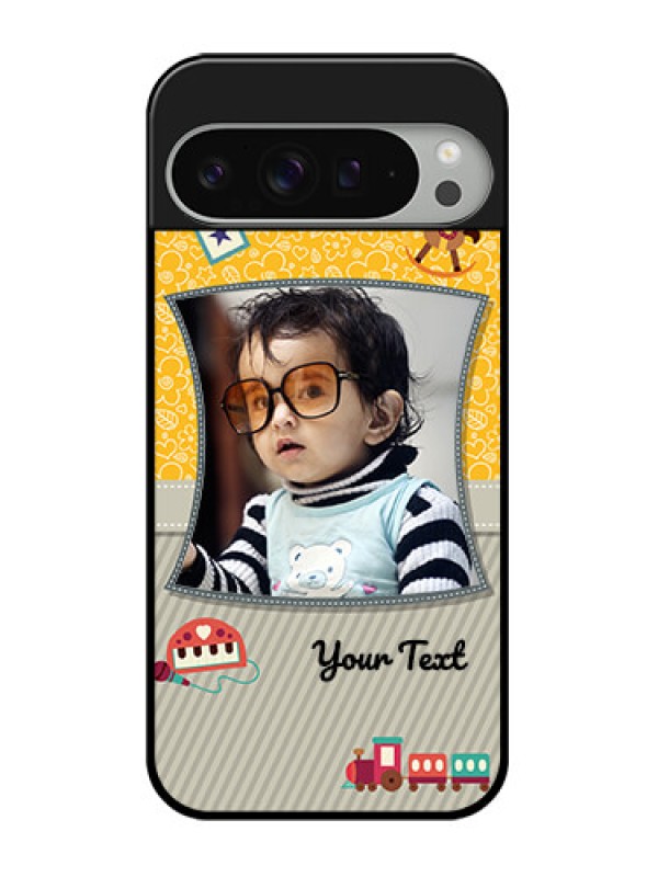 Custom Google Pixel 9 Pro Xl Custom Glass Phone Case - Baby Picture Upload Design