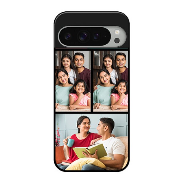 Google Pixel 9 Pro Xl Custom Glass Phone Case - Bulk Pic Upload Design