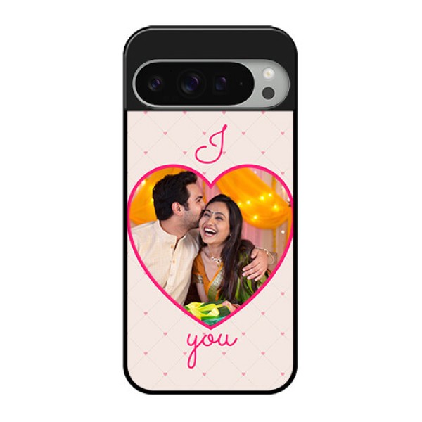Google Pixel 9 Pro Xl Custom Glass Phone Case - Heart Shape Design
