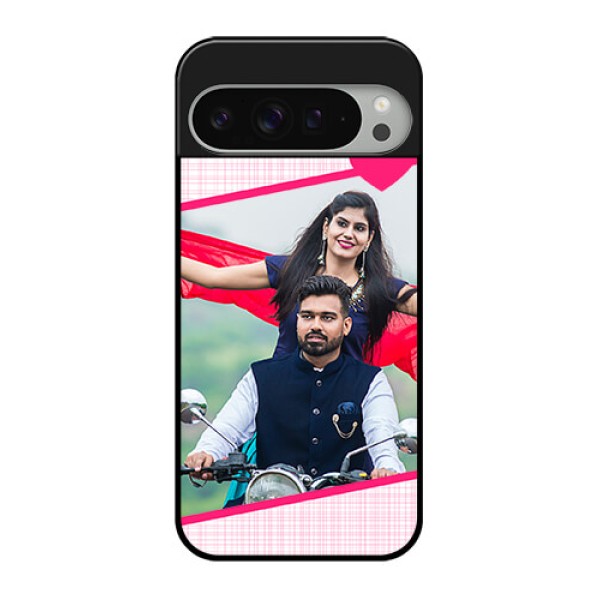 Google Pixel 9 Pro Xl Custom Glass Phone Case - Love Shape Heart Design