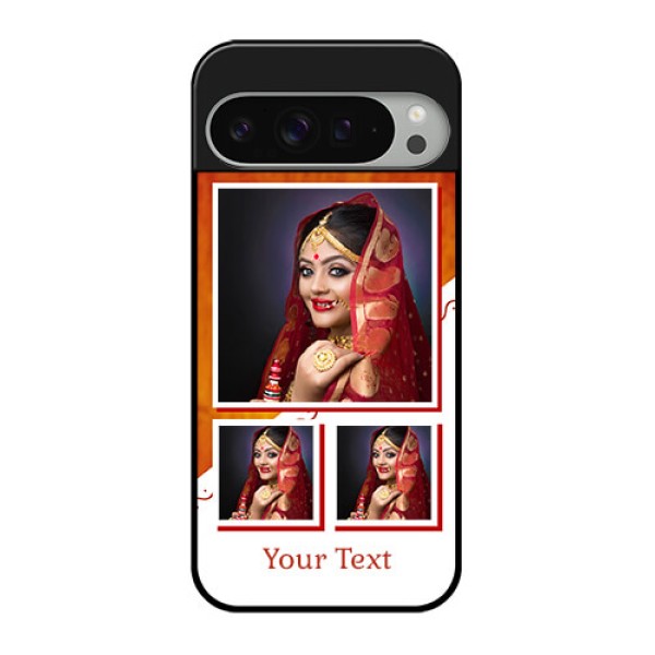 Google Pixel 9 Pro Xl Custom Glass Phone Case - Wedding Memories Design