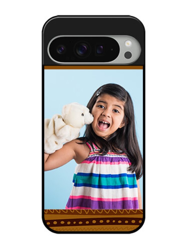 Custom Google Pixel 9 Pro Xl Custom Glass Phone Case - Friends Picture Upload Design