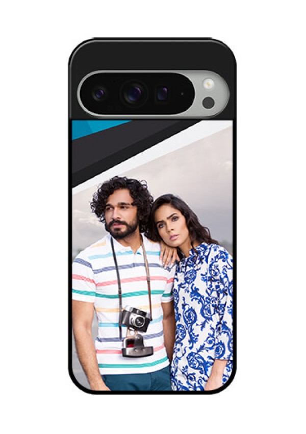 Google Pixel 9 Pro Xl Custom Glass Phone Case - Simple Pattern Photo Upload Design