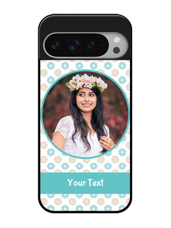 Custom Google Pixel 9 Pro Xl Custom Glass Phone Case - Beautiful Flowers Design