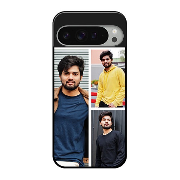 Google Pixel 9 Pro Xl Custom Glass Phone Case - Upload Multiple Picture Design