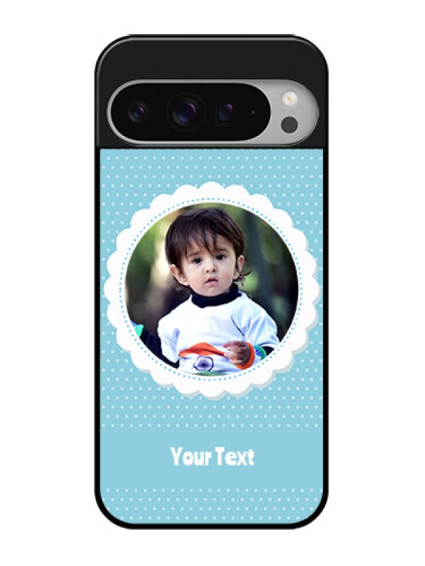 Custom Google Pixel 9 Pro Xl Custom Glass Phone Case - Violet Pattern Design