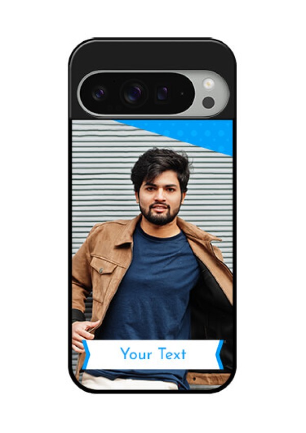 Google Pixel 9 Pro Xl Custom Glass Phone Case - Simple Blue Color Design