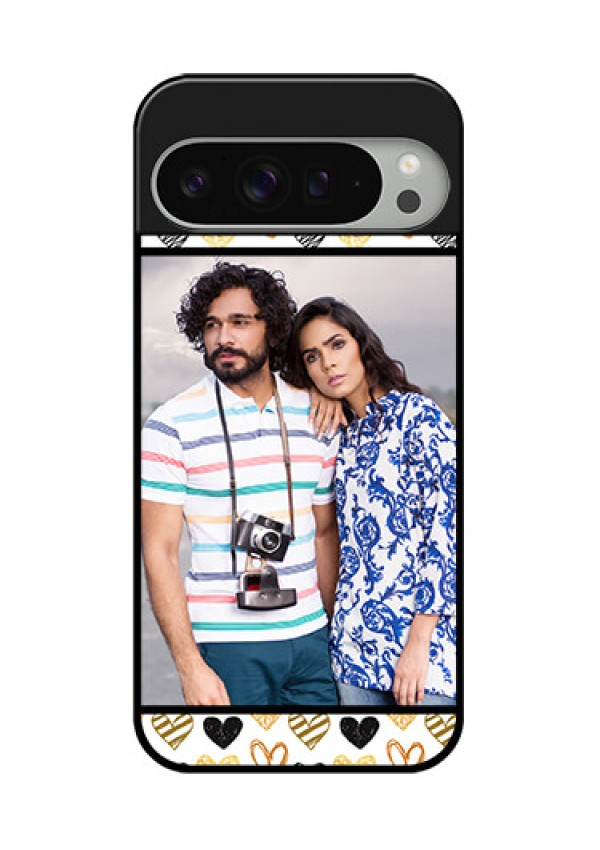 Google Pixel 9 Pro Xl Custom Glass Phone Case - Love Symbol Design