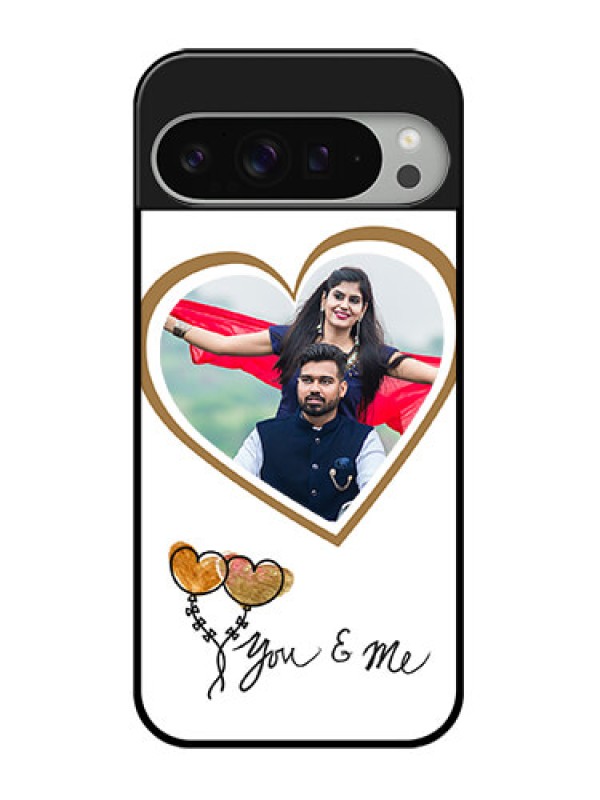 Custom Google Pixel 9 Pro Xl Custom Glass Phone Case - You and Me Design
