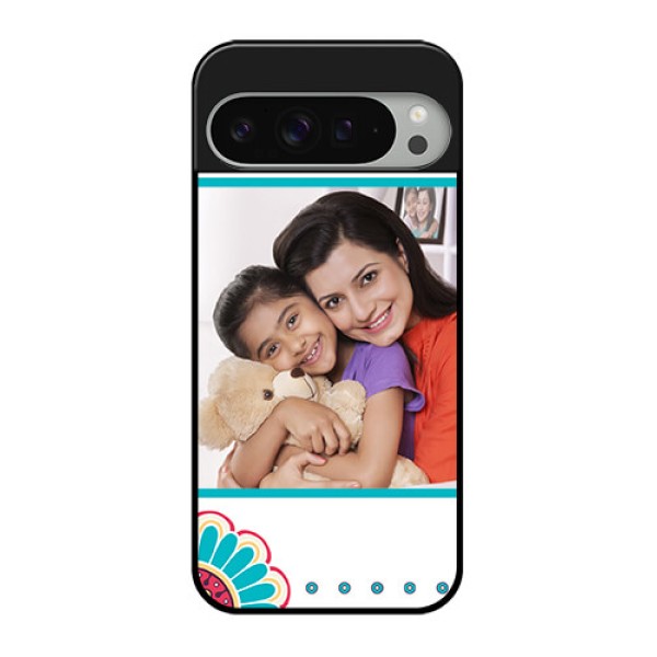 Google Pixel 9 Pro Xl Custom Glass Phone Case - Flower Design