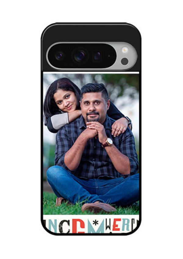 Google Pixel 9 Pro Xl Custom Glass Phone Case - Alphabet Design