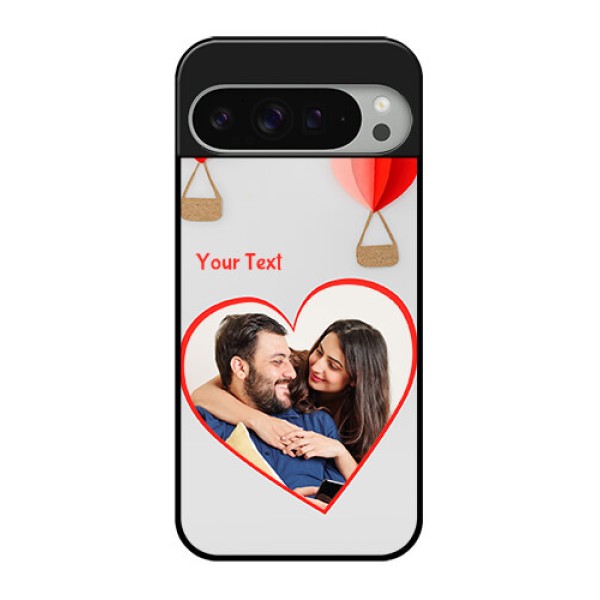 Google Pixel 9 Pro Xl Custom Glass Phone Case - Parachute Love Design