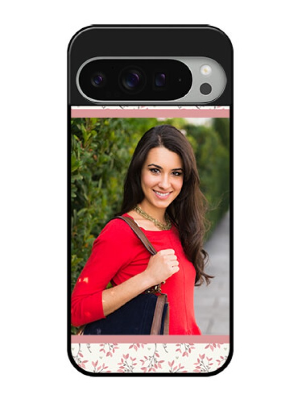 Custom Google Pixel 9 Pro Xl Custom Glass Phone Case - Stunning Floral Design
