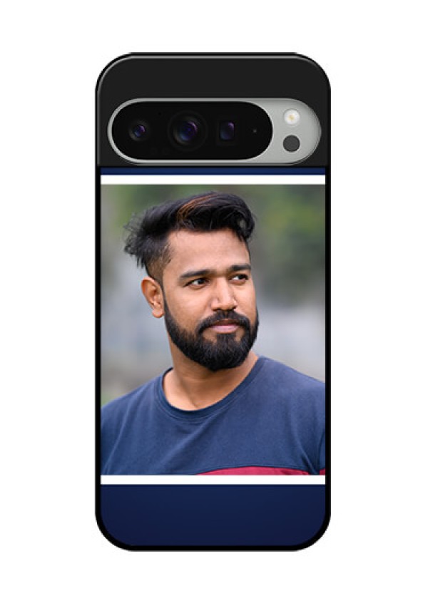 Google Pixel 9 Pro Xl Custom Glass Phone Case - Simple Royal Blue Design