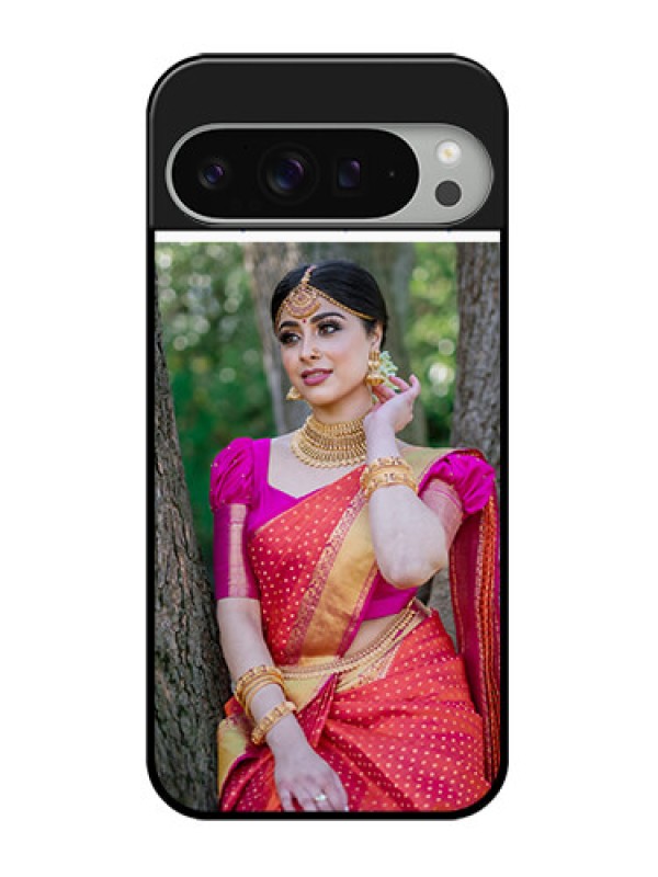 Custom Google Pixel 9 Pro Xl Custom Glass Phone Case - Snow Pattern Design