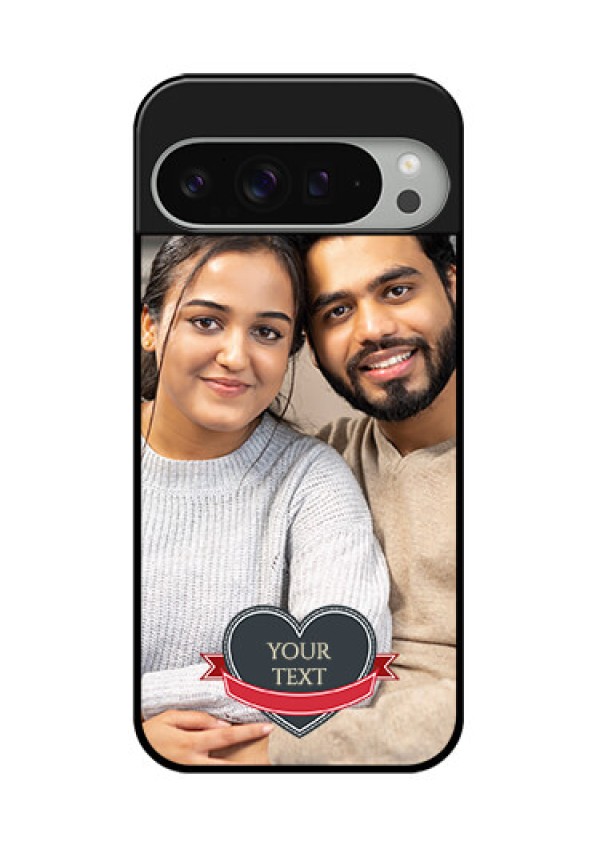 Google Pixel 9 Pro Xl Custom Glass Phone Case - Just Married Couple Design