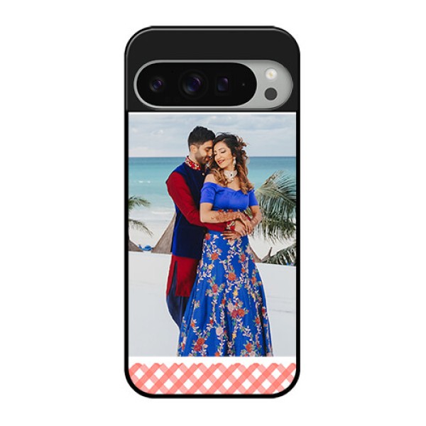 Google Pixel 9 Pro Xl Custom Glass Phone Case - Pink Pattern Design