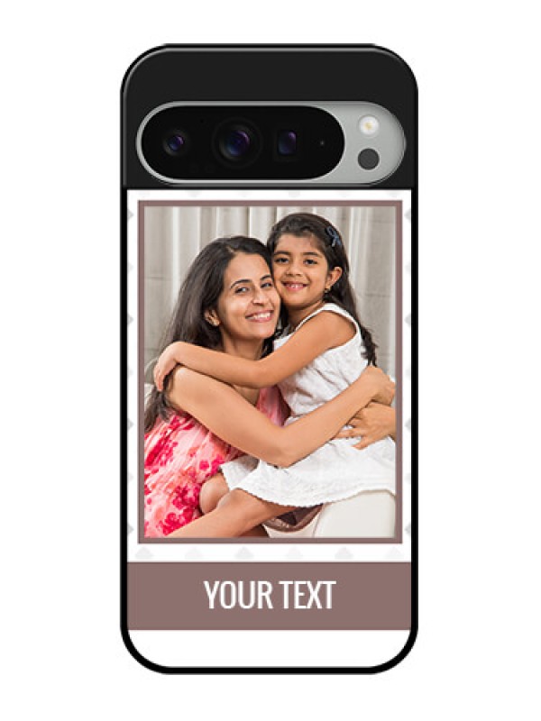 Custom Google Pixel 9 Pro Xl Custom Glass Phone Case - Simple Diamond Design