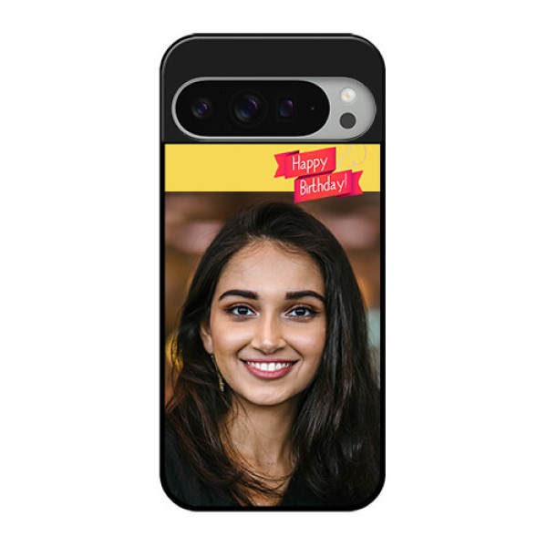 Google Pixel 9 Pro Xl Custom Glass Phone Case - Happy Birthday Design